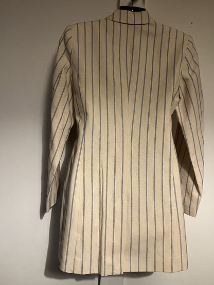 Selected Femme Slfhildals Fitted Blazer Pin Stripe Women’s Size 36