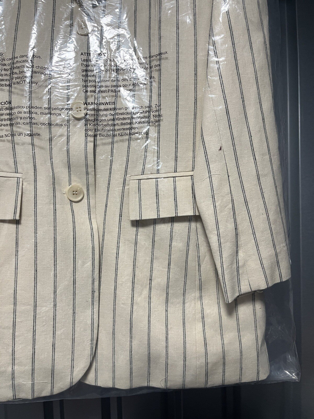 Selected Femme Stripe Blazer uk 38