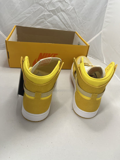 NIKE AIR JORDAN 1 ZOOM AIR COMFORT 2 TRAINERS YELLOW OCHRE UK 9 BRAND NEW