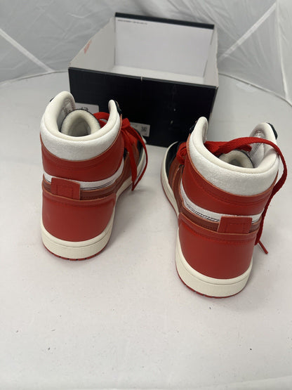 Nike Air Jordan 1 Mid Red black and white Size UK 5
