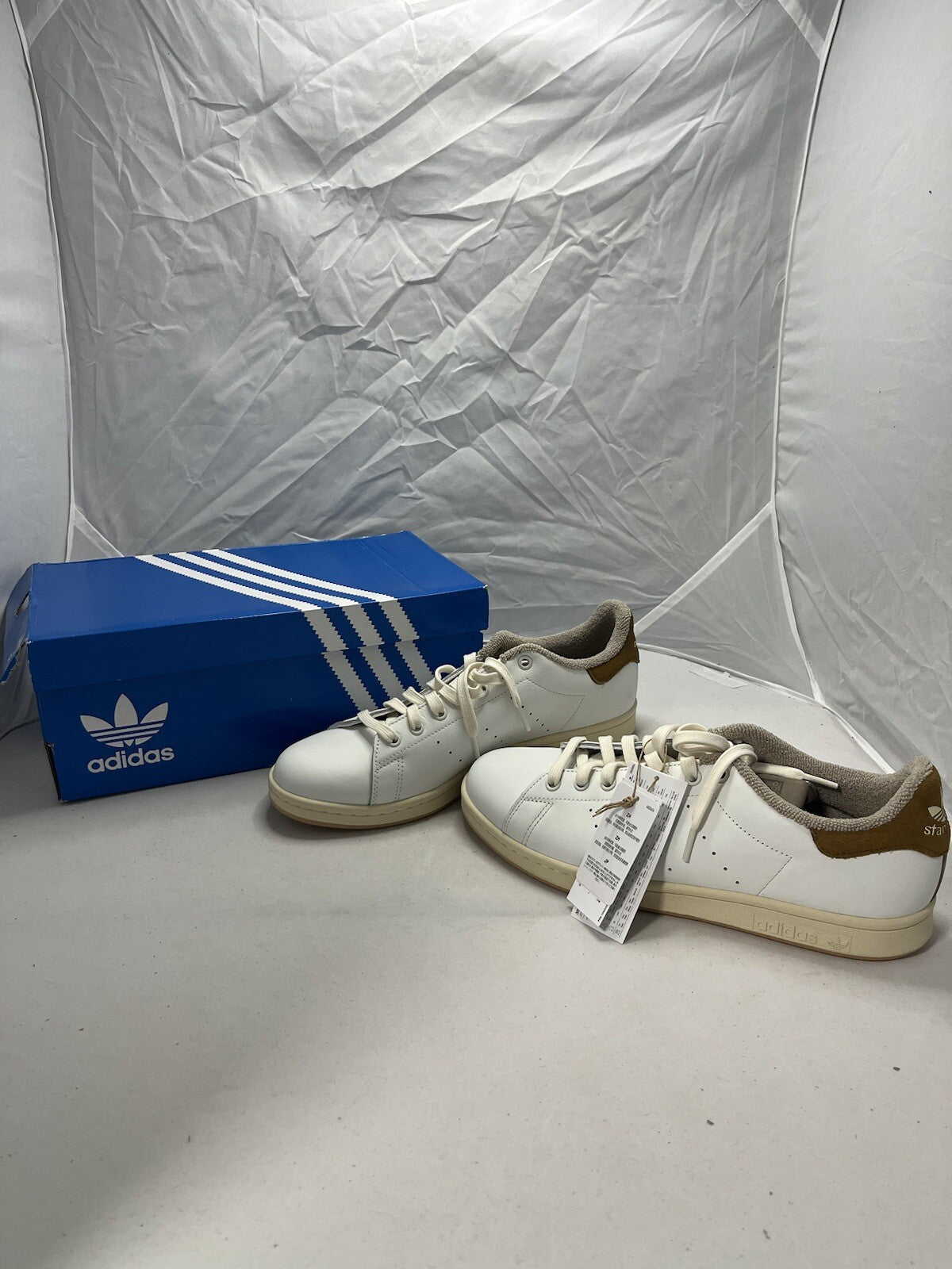 Adidas Stan Smith UnisexTrainers (Cwhite/Brostr/Cwhite) UK Size 10.5