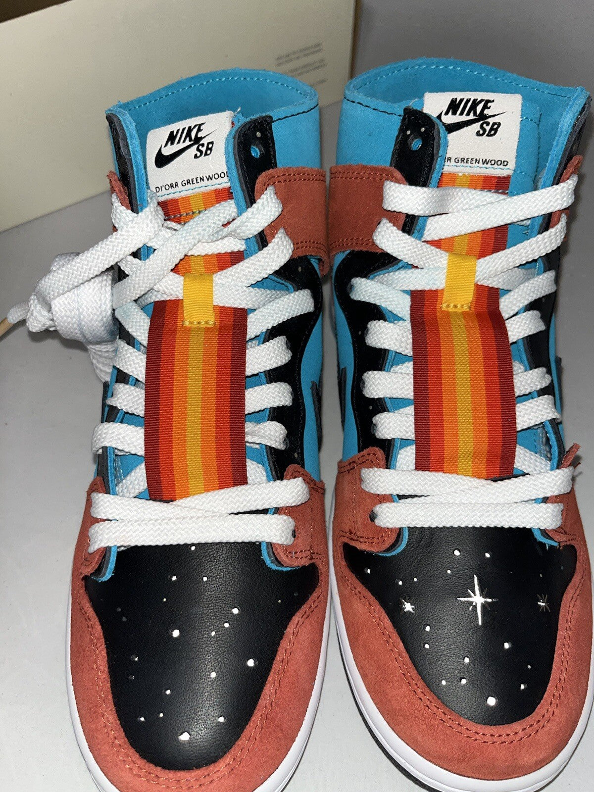 Nike SB Dunk Hi Decon QS DI’ORR GREENWOOD Skate Boarding Size 6.5 UK