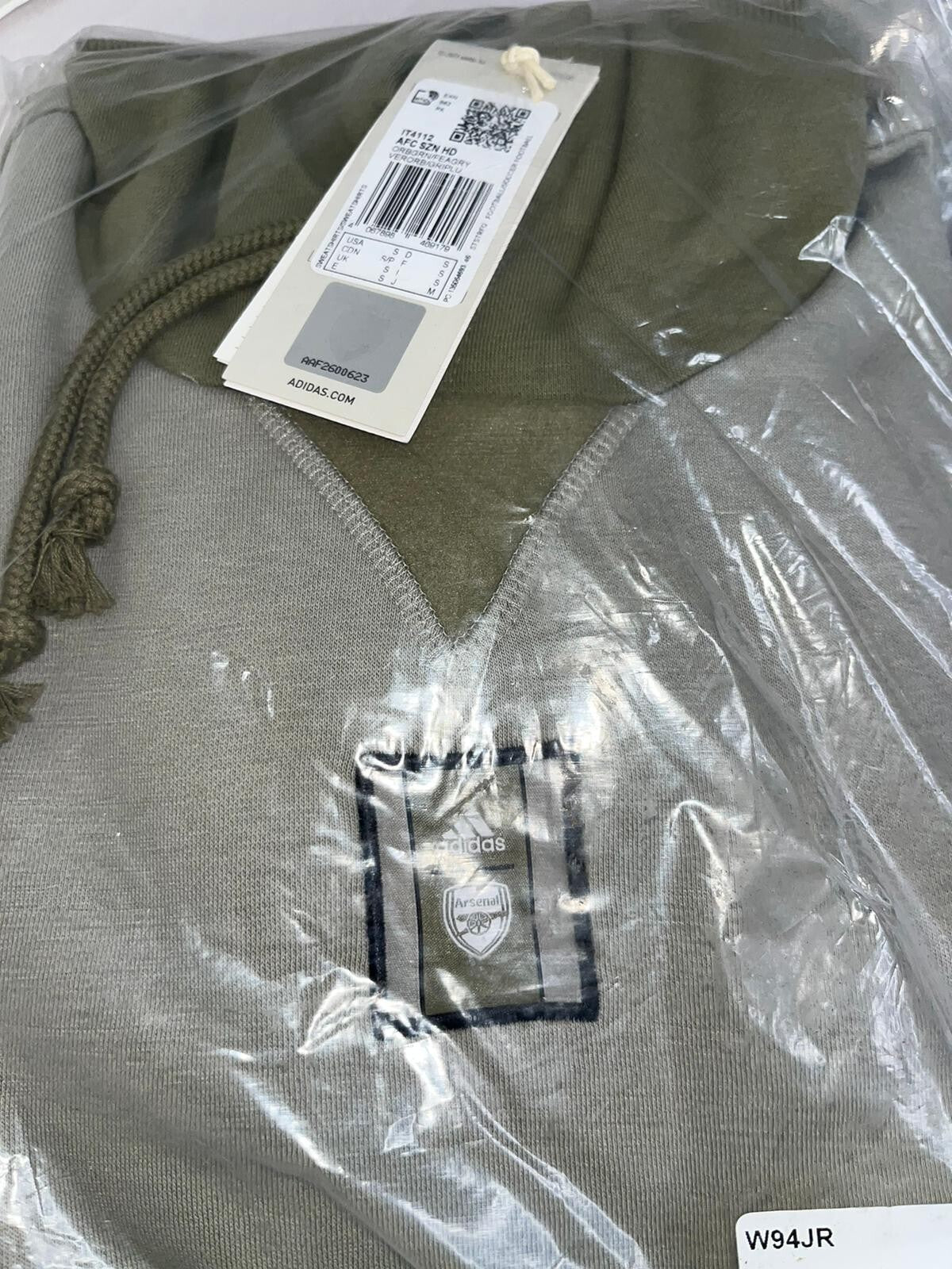 Brand New Arsenal FC Adidas 24/25 Seasonal Hoodie Size S