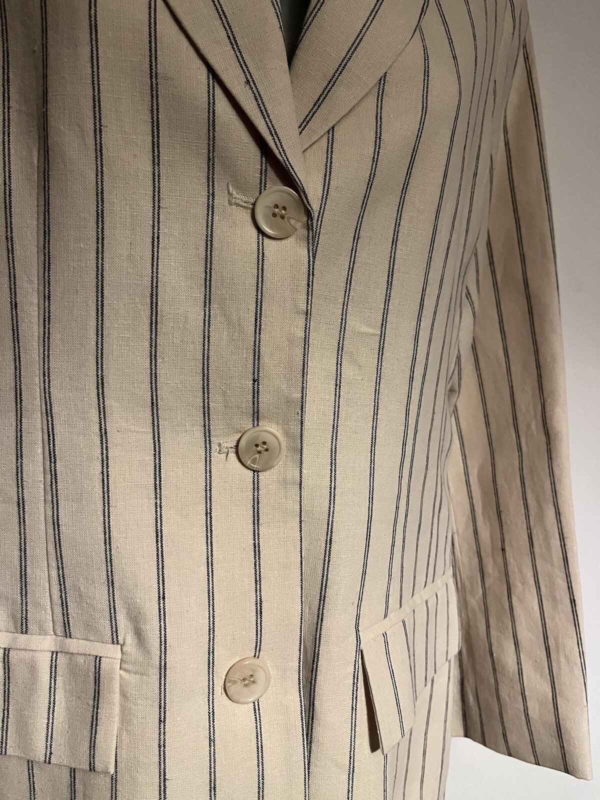 Selected Femme Slfhildals Fitted Blazer Pin Stripe Women’s Size 36