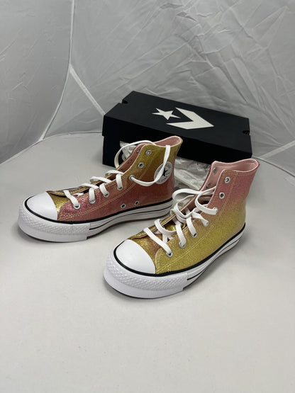  Taylor All Star Eva Lift Platform Citrus Glitz Size UK 4.5