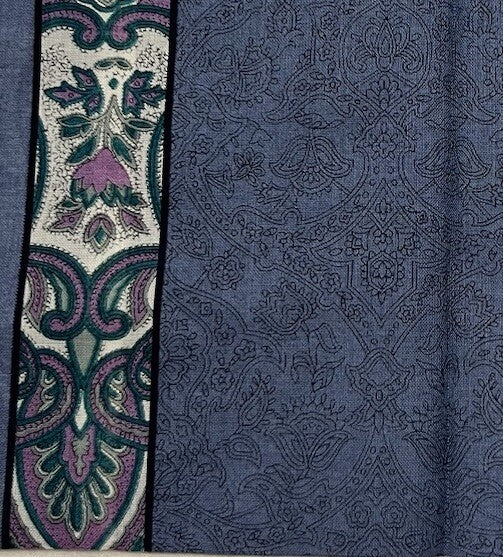RUDOLPH VALENTINO *Blue Mens Handkerchief 46cm 