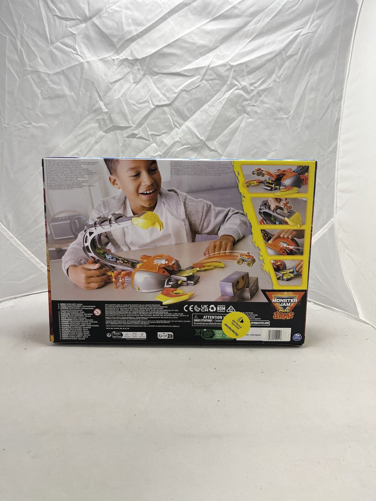 Monster Jam Mini Jams El Toro Loco Venom Velocity Scorpion Playset 3+ 