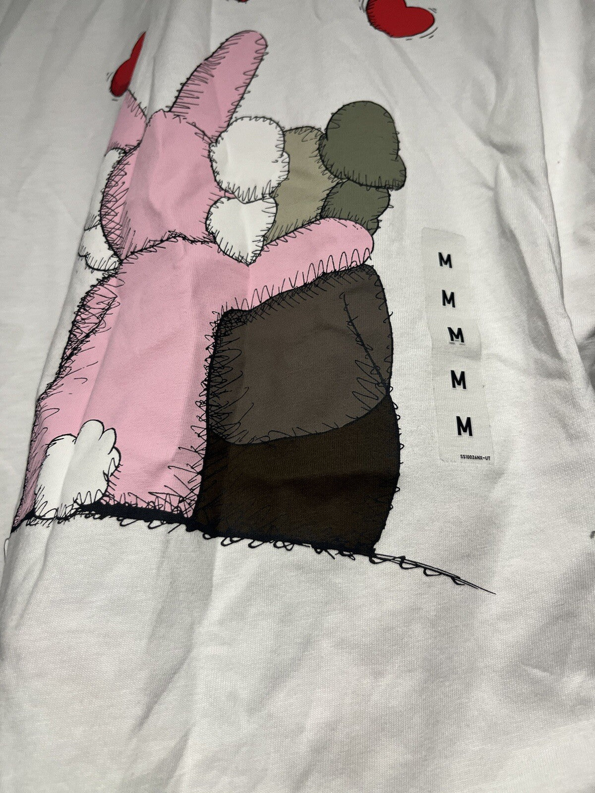 UNIQLO KAWS x Andy Warhol T-Shirt Men's M White Cotton Crew Neck  Shirt. New