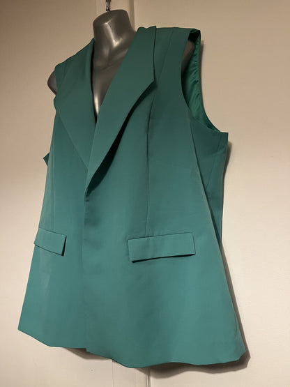 Dannii Minogue PetitesWaistcoat Green Size 20 Petite  