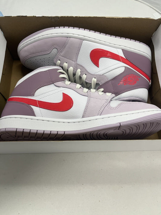 Nike Air Jordan 1 Mid Valentines Day Sneakers Unisex Size UK 9.5 (New in Box)