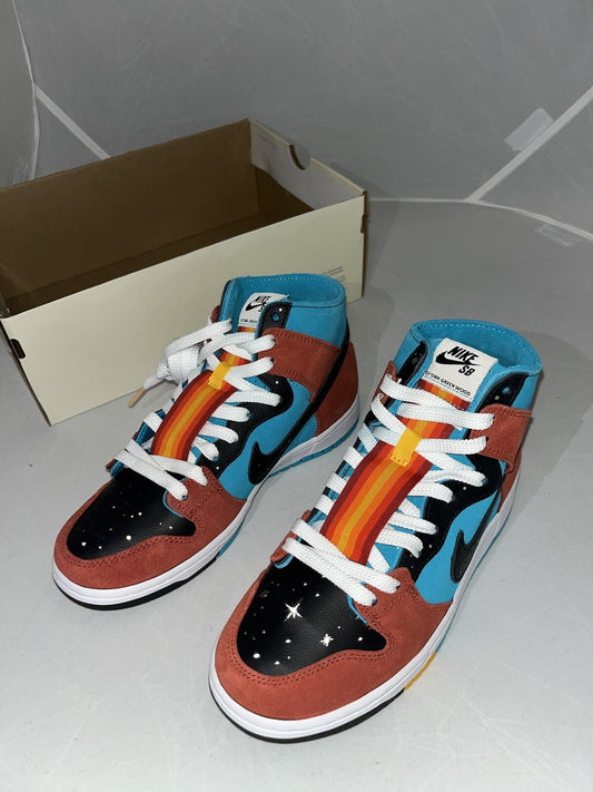 Nike SB Dunk Hi Decon QS DI’ORR GREENWOOD Skate Boarding Size 6.5 UK