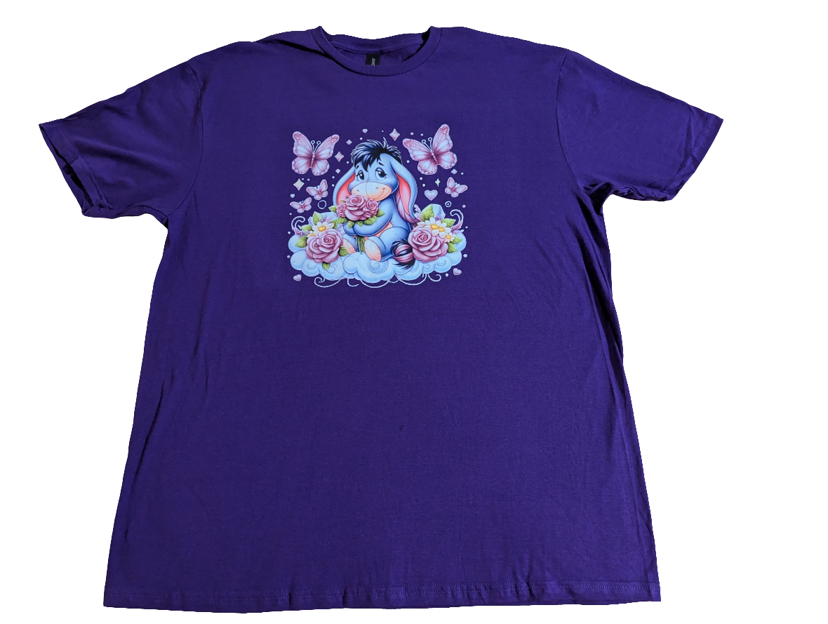Eeyore custom printed t shirt