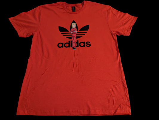 Custom printed Adidas t shirt