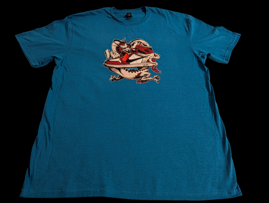 Dragon Holding Nike Sneaker Custom Printed T Shirt