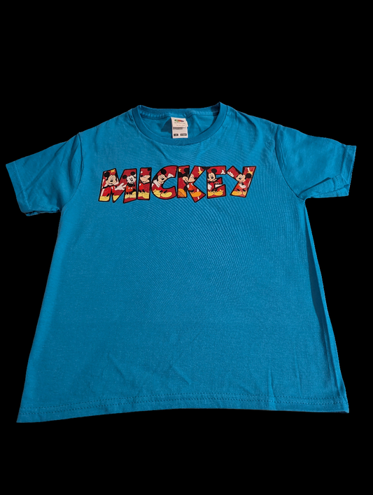 Custom Printed Mickey Mouse T Shirt
