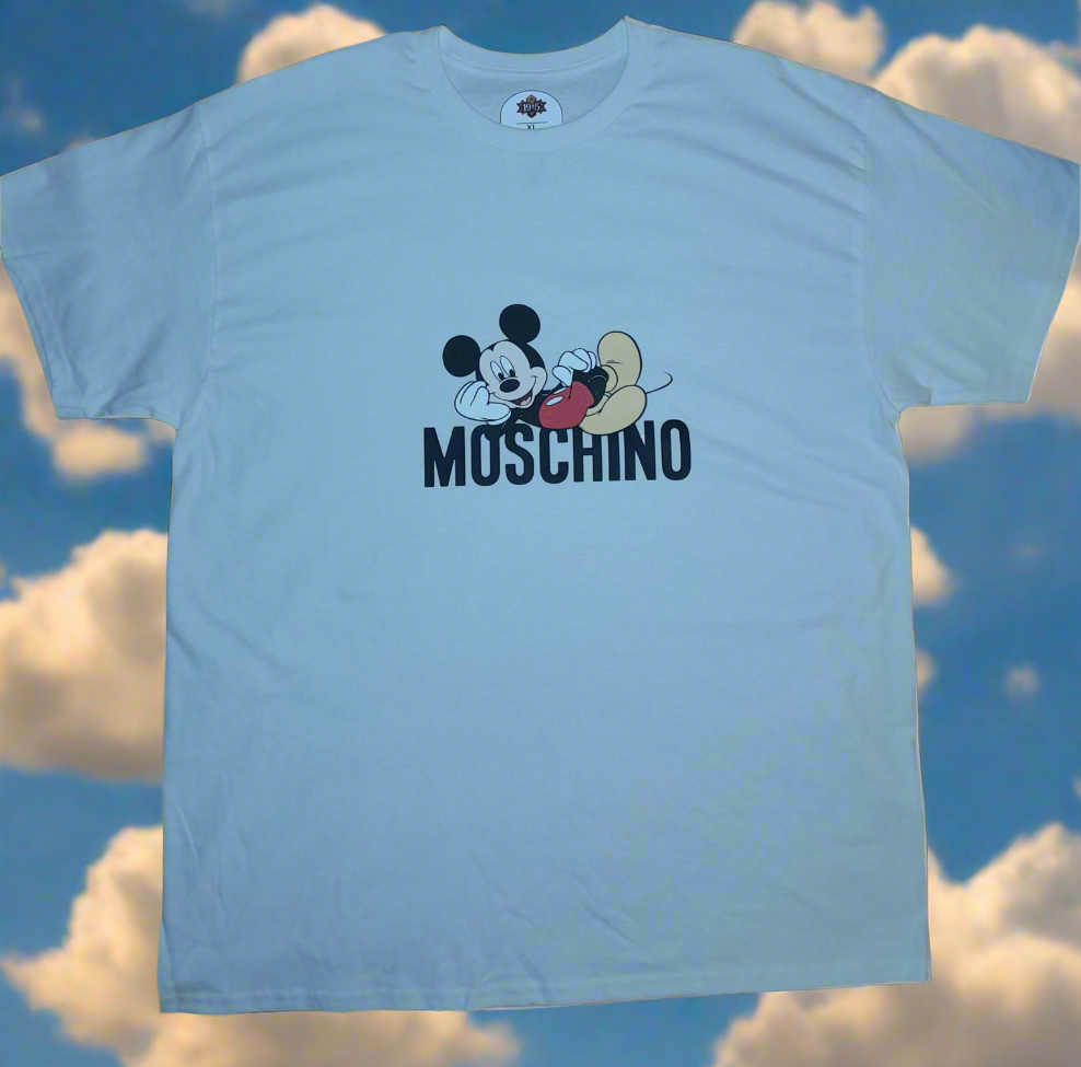 Mickey moschino printed tshirt