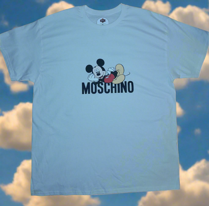 Mickey moschino printed tshirt