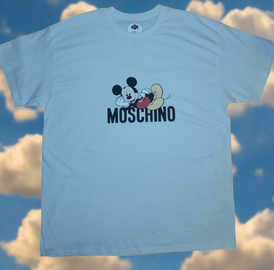 Mickey moschino printed tshirt