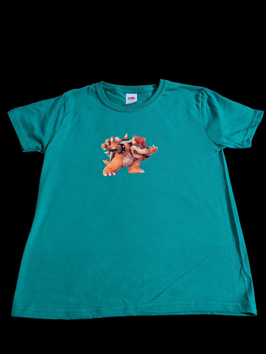 Bowser custom printed t shirt
