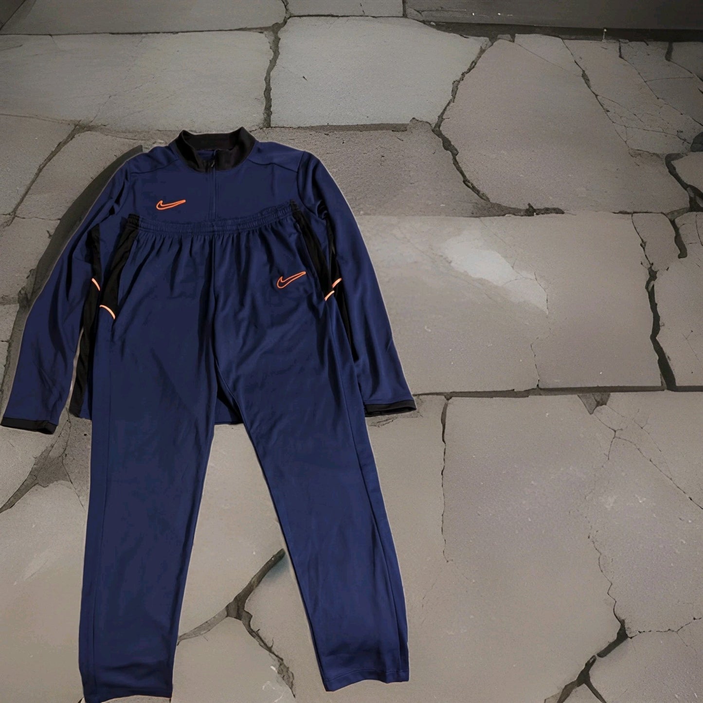 Nike Dri-Fit Tracksuit Navy Blue