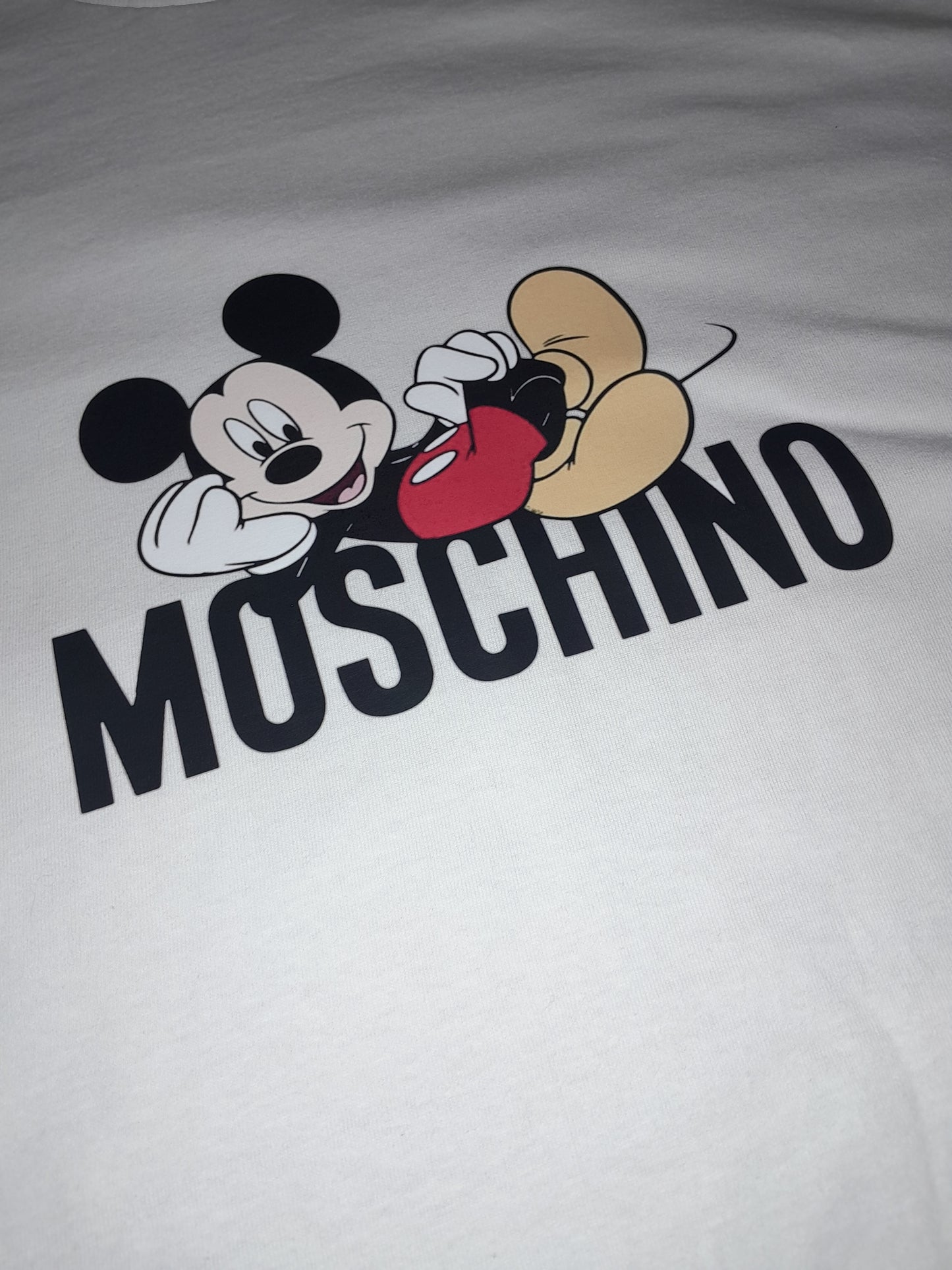 Mickey moschino printed tshirt
