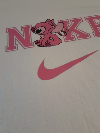 Lilo Nike Pink printed tshirt