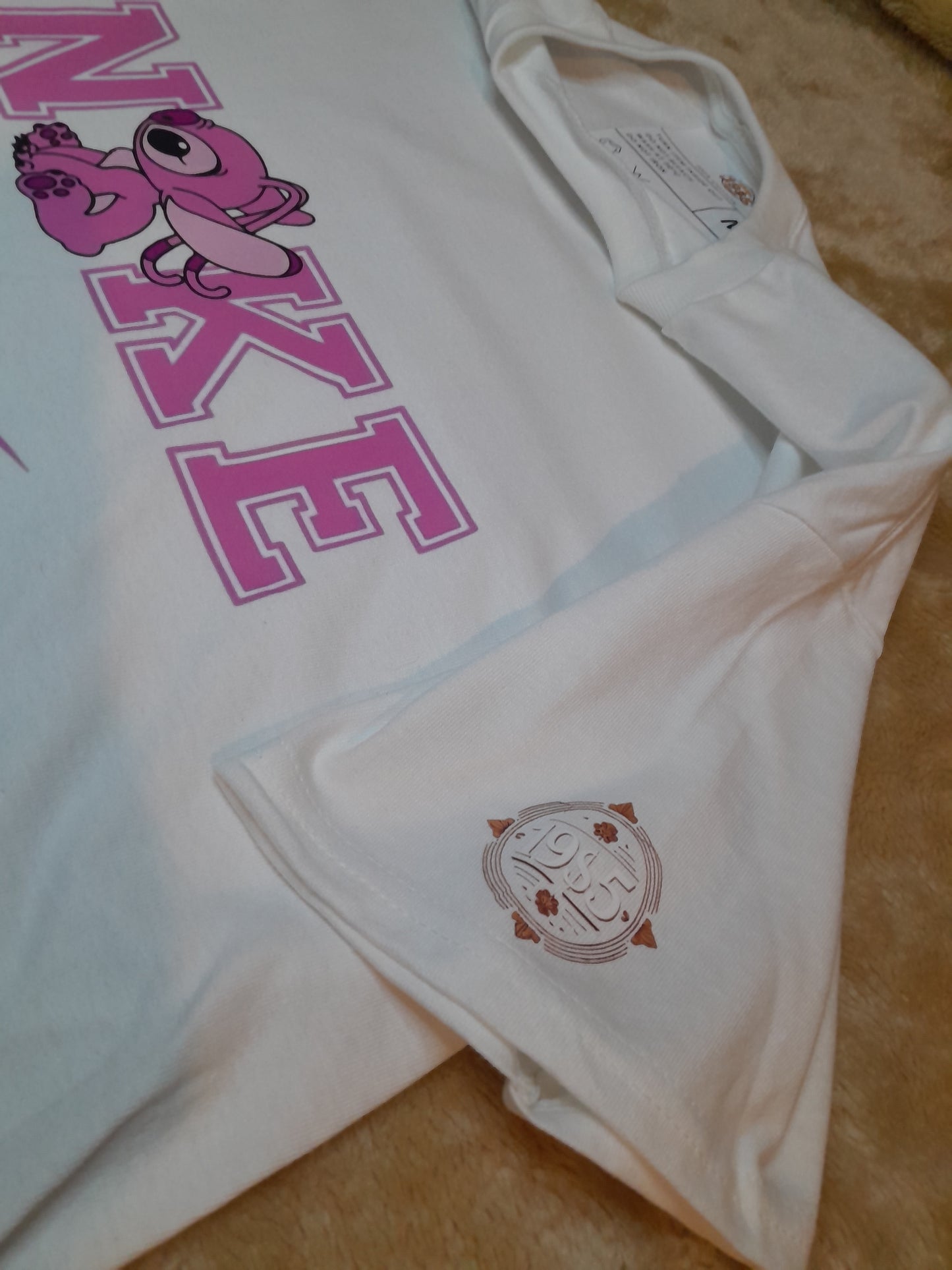 Lilo Nike Pink printed tshirt